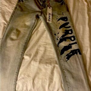 Used purple jeans size 34